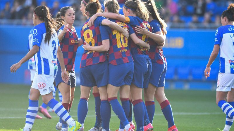 El Barcelona destroza a un débil Sporting Huelva (7-0)