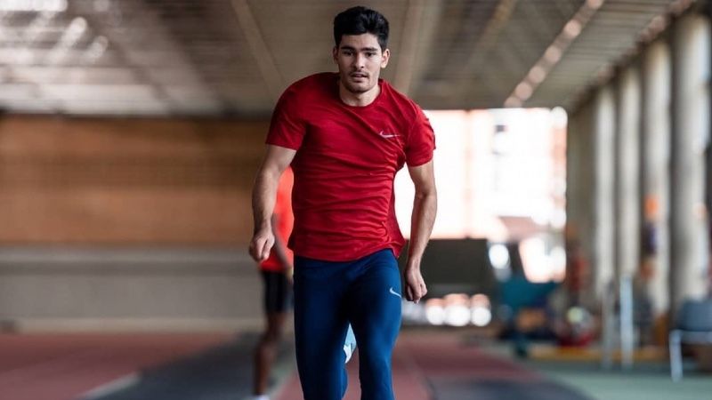 Héctor Santos, noveno en Madrid con un salto de 7,58 metros