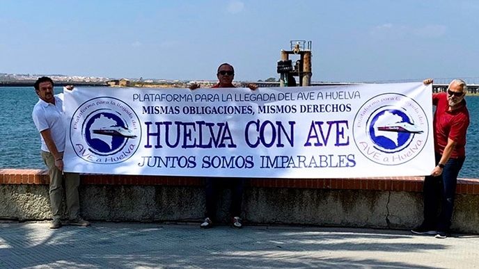La Plataforma para la llegada del AVE a Huelva exige al Gobierno una primera partida en los presupuestos