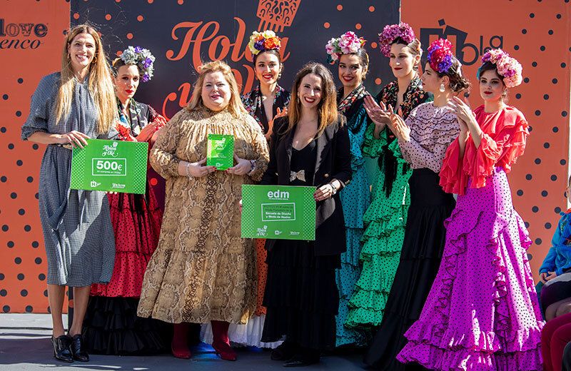 La propuesta de Rocío Domínguez gana el concurso de noveles de la pasarela flamenca ‘Holea y Olé’