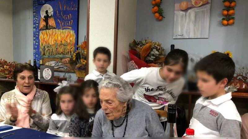 La 'abuela de Niebla' cumple 104 años