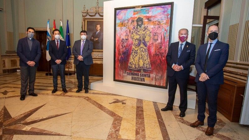 Una colorista imagen del Nazareno protagoniza el cartel de la Semana Santa