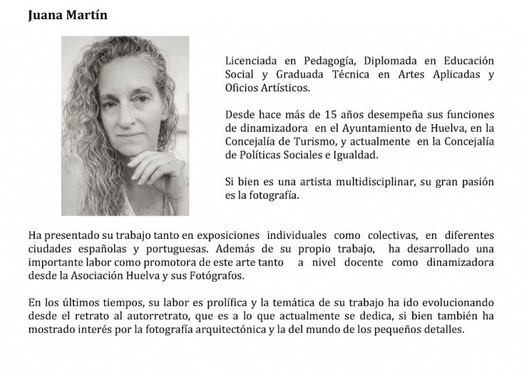 Juana Martín presenta la exposición fotográfica virtual 'Niebla'
