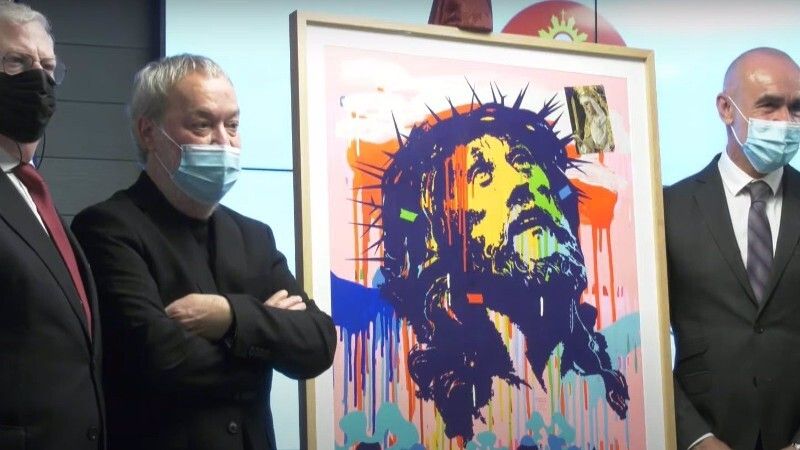 El pintor isleño Manolo Cuervo protagoniza el cartel de la Semana Santa de Sevilla