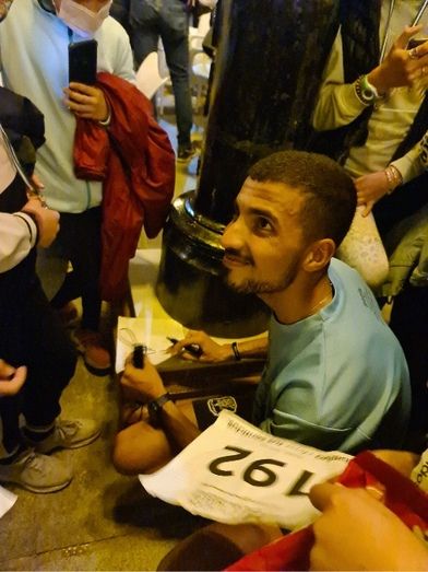 Zakaria Boufaljat bate el récord de Benjamín Choquert en Trigueros