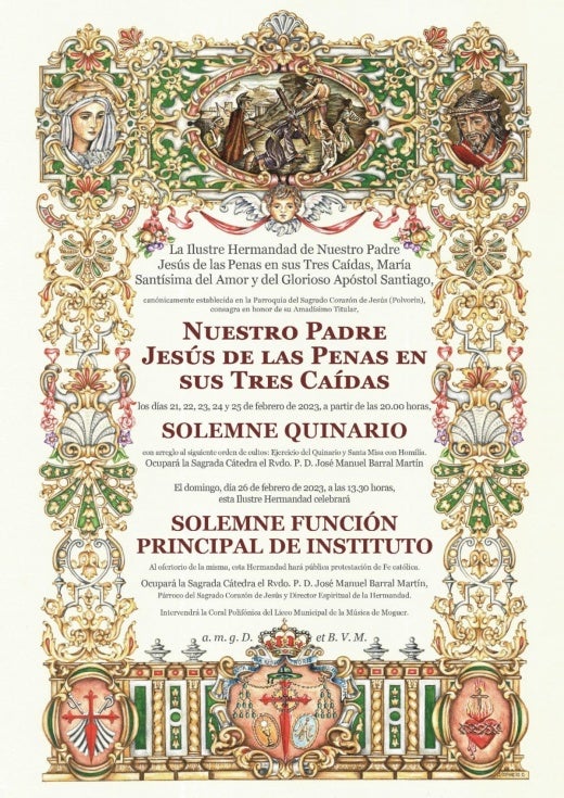 Cultos de Cuaresma en Huelva: quinario al Señor de Tres Caídas