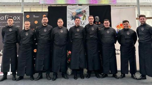 Tres de los nueve mejores cortadores de jamón de España son onubenses