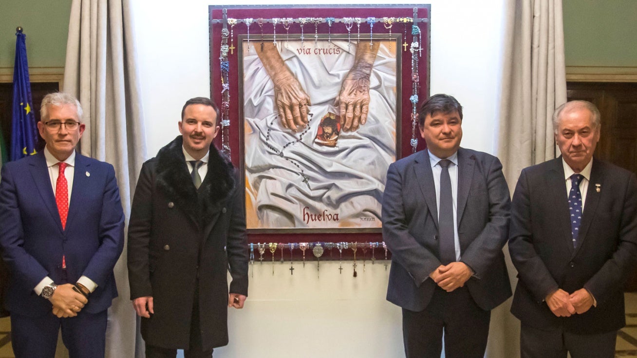 Elías Rodríguez Picón retrata al Cristo de la Redención 23 años después para anunciar el Viacrucis oficial del Consejo