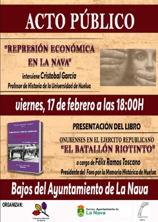 La Nava acoge esta semana un doble acto sobre la memoria histórica