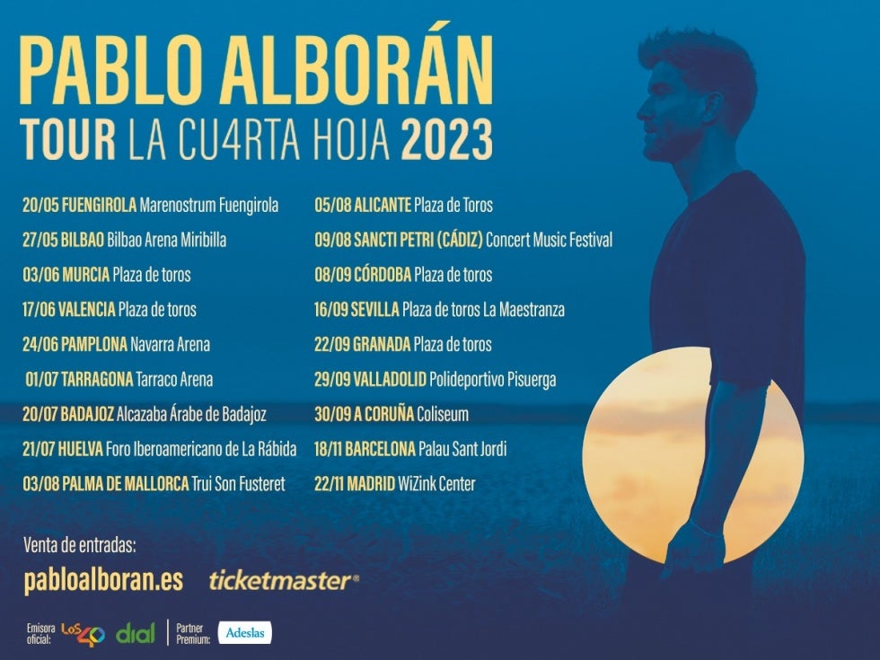 Ya hay fecha para el concierto de Pablo Alborán en Huelva este verano