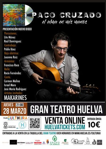 'El alma en mis manos', nuevo disco del guitarrista Paco Cruzado