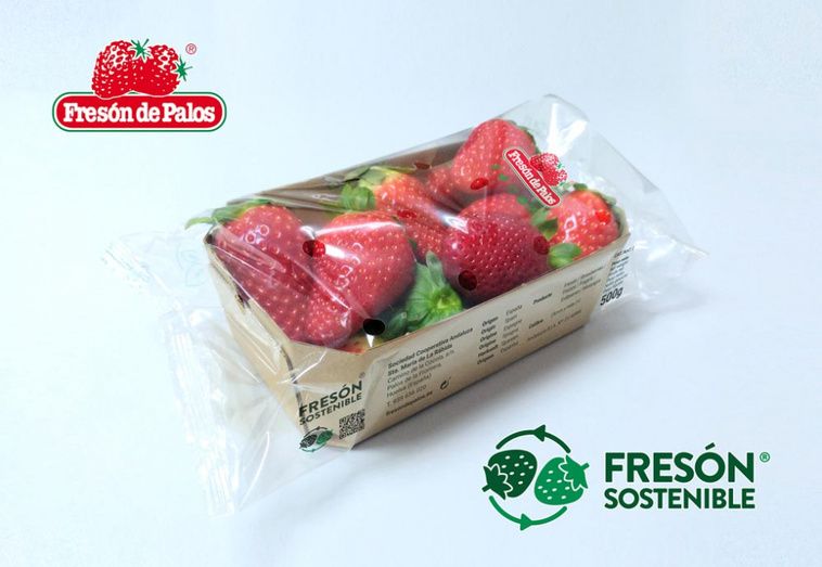 Fresón de Palos lanza la línea Fresón Sostenible, con un envase biodegradable