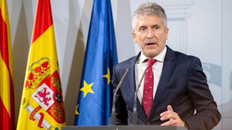 Grande-Marlaska anuncia el cierre de la frontera con Portugal desde esta medianoche