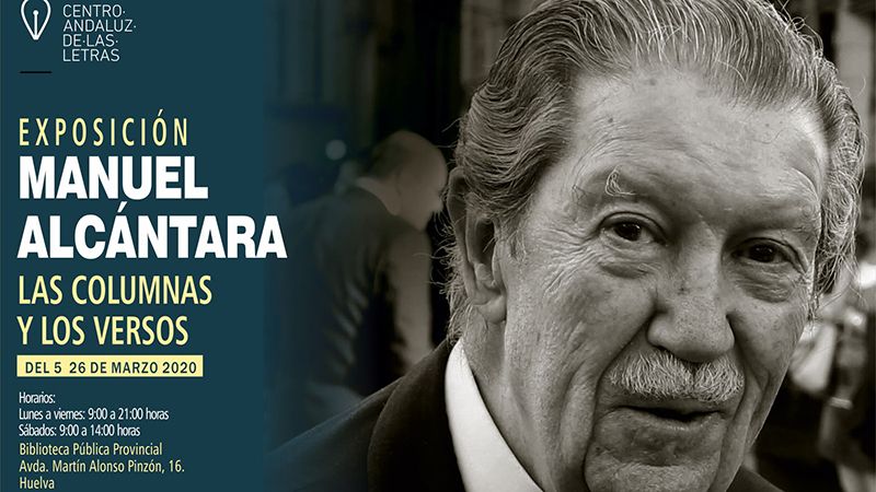 El Centro Andaluz de las Letras rinde homenaje a Manuel Alcántara en Huelva