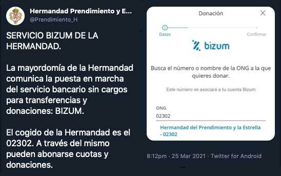 El runrún: Hazle un bizum a tu hermandad