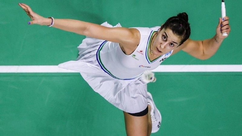 Carolina Marín y Pablo Abián inician su andadura en el Abierto de Suiza