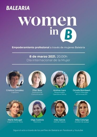 Baleària organiza una mesa redonda para poner en valor el papel de la mujer en el sector