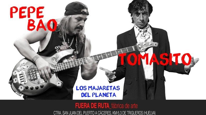Concierto de Tomasito y Pepe Bao en el centro de arte Harina de otro costal en Trigueros