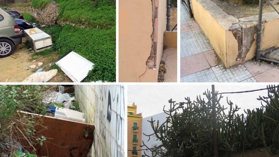 Andalucía por Sí recoge el malestar de los vecinos de La Merced por su 'abandono institucional'