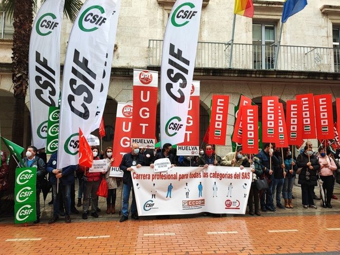 Séptima movilización de CSIF para que la carrera profesional sea una realidad en todas las categorías del SAS