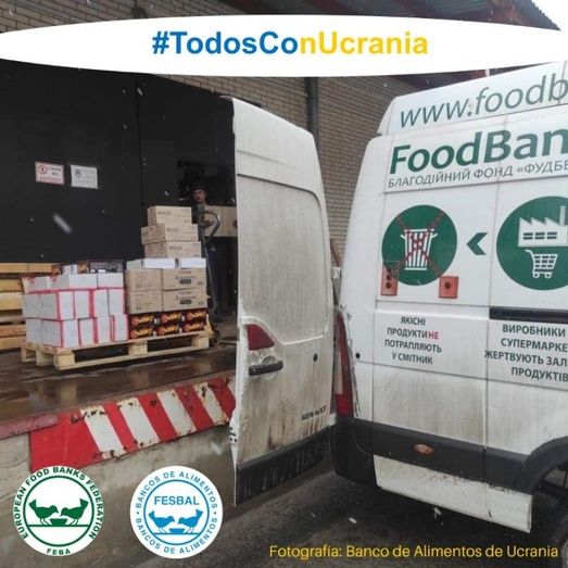 El Banco de Alimentos se suma a la ola de solidaridad con Ucrania