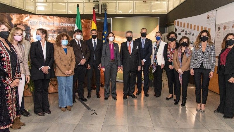 La ministra de Industria visita Atlantic Copper para conocer el proyecto Circular