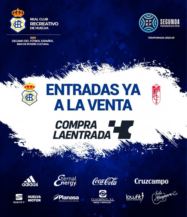 A la venta las entradas para el partido entre el Recreativo de Huelva y el filial del Granada