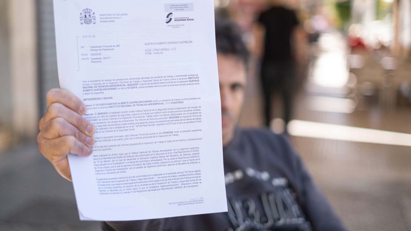 Un técnico del INTA acusa a la empresa de trato 'inhumano' tras resultar malherido por un dron
