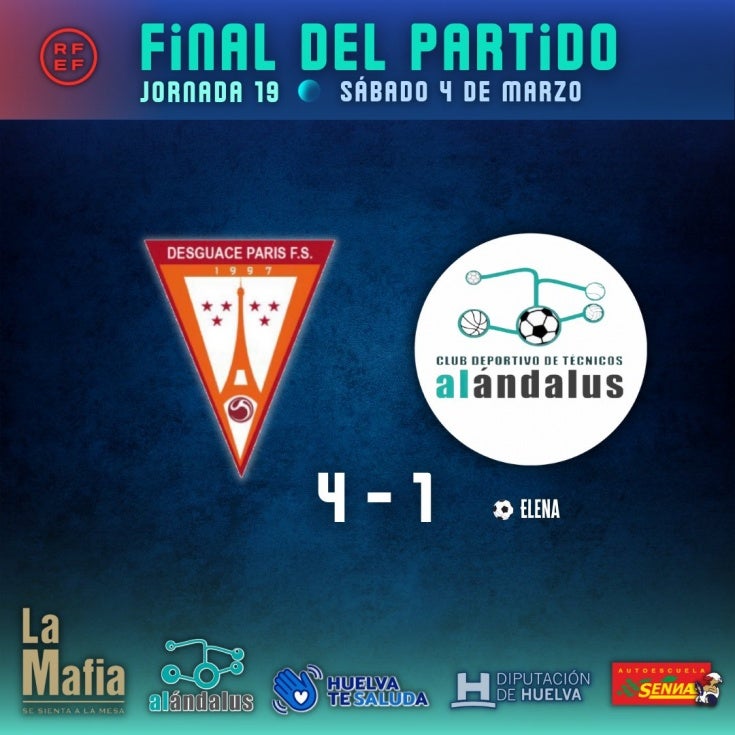 El CDT Al Ándalus se diluyó tras un buen inicio (4-1)
