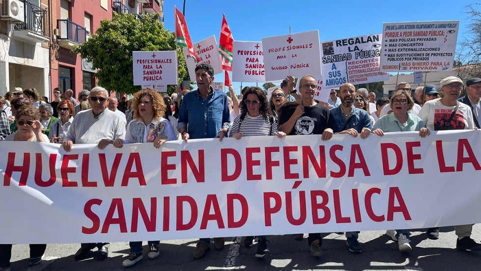 Clamor en Huelva en defensa de la sanidad pública