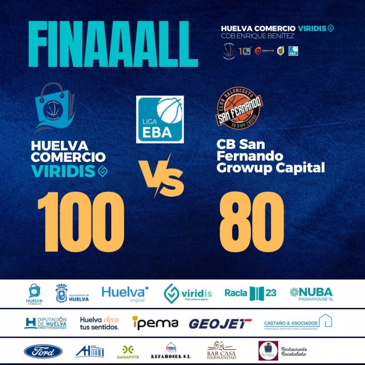 El Huelva Comercio se pone a cien antes del derbi (100-80)