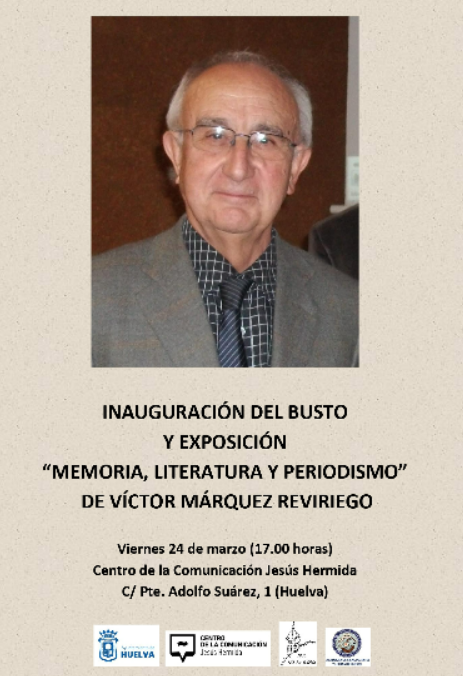 El Paseo de los Comunicadores acogerá la inauguración del busto de Víctor Márquez Reviriego