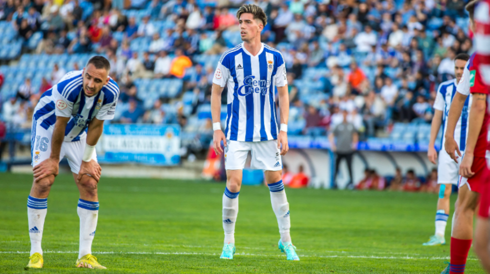 Rubén Gálvez reconoce que la afición 'está sufriendo' y Trapero cree que el triunfo 'nos dará confianza'