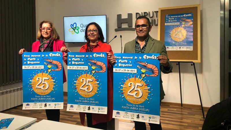 La Feria de la Gamba, la Chirla y el Boquerón repetirá precios populares y cumple sus bodas de plata