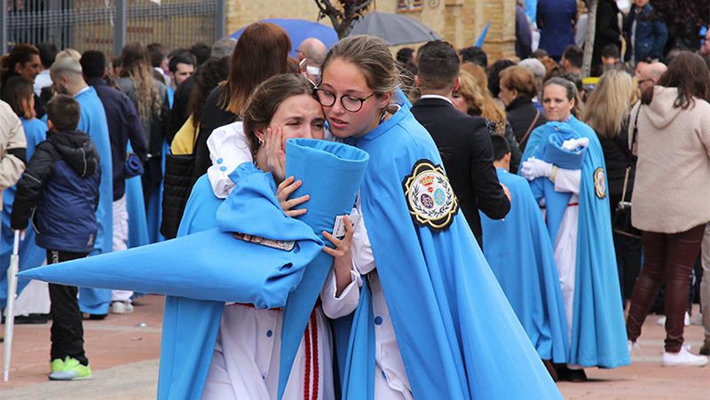 La lluvia deja a las hermandades del Miércoles Santo en casa