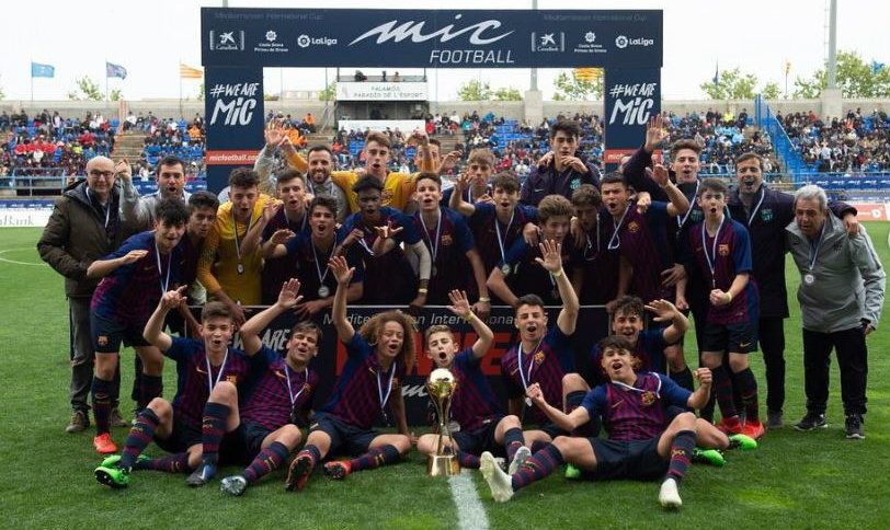 Fermín López conquista la Mediterranean International Cup con el cadete A del Barcelona