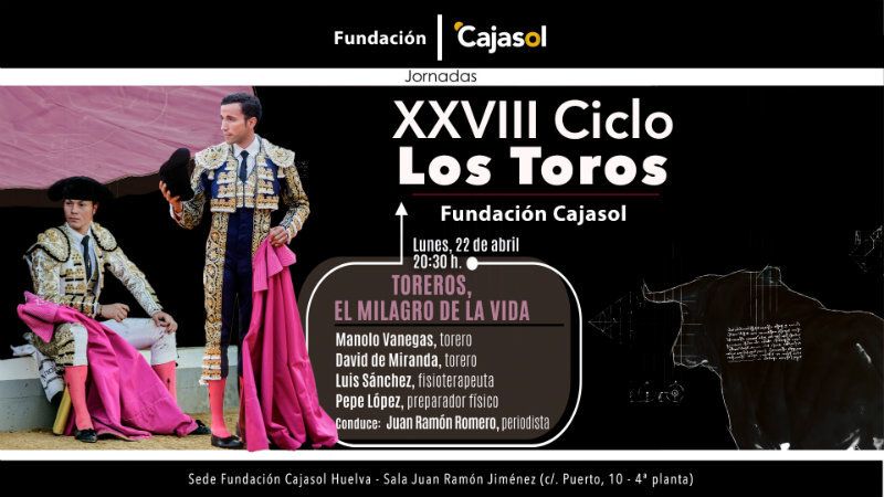 Manolo Vanegas y David de Miranda cierran el XXVIII Ciclo Los Toros en Huelva