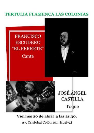 Actuación de 'El Perrete' en la Tertulia Flamenca de Las Colonias