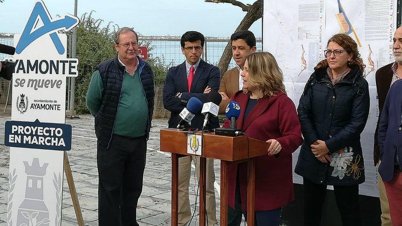 Arrancan las obras del proyecto 'Ayamonte mira al río', que reactivará la orilla del Guadiana