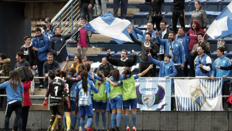 Málaga-Sporting Huelva: primer 'match-ball' en una caldera