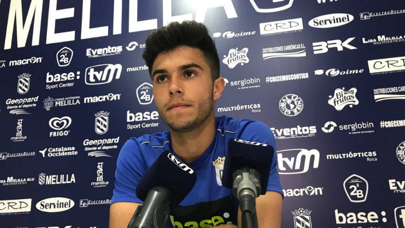Mario Hernández: 'No poder debutar con el Recre fue un palo gordo y amargo'