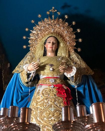 La Borriquita comunica el aplazamiento ‘sine die’ del Rosario Vespertino de la Virgen de Los Ángeles