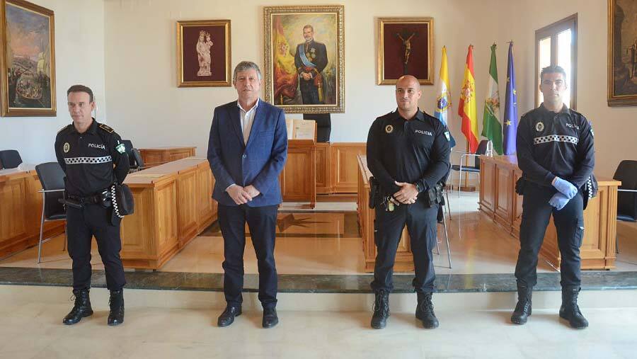 Palos de la Frontera refuerza la plantilla de su Policía Local con tres nuevos agentes