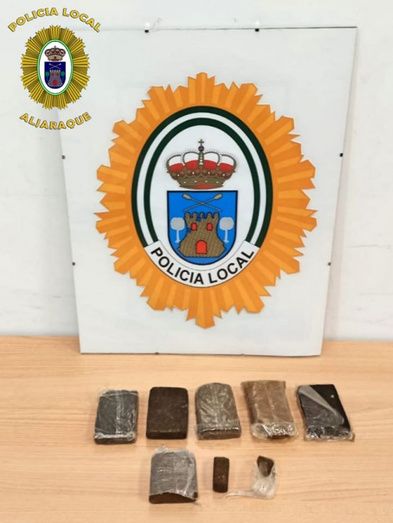 Incautan más de medio kilo de hachís en las inmediaciones de un gran centro comercial de Aljaraque