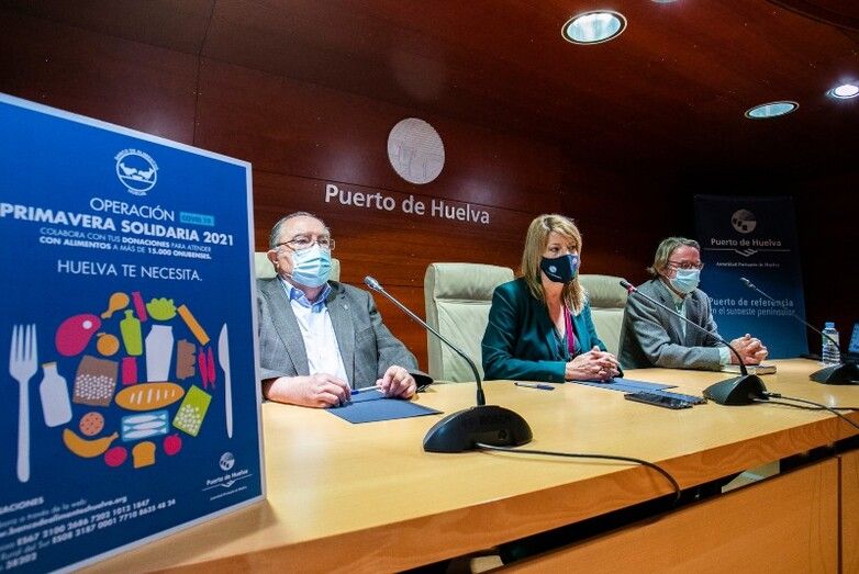 El Banco de Alimentos organiza la Operación Primavera Solidaria 2021 con el patrocinio del Puerto de Huelva