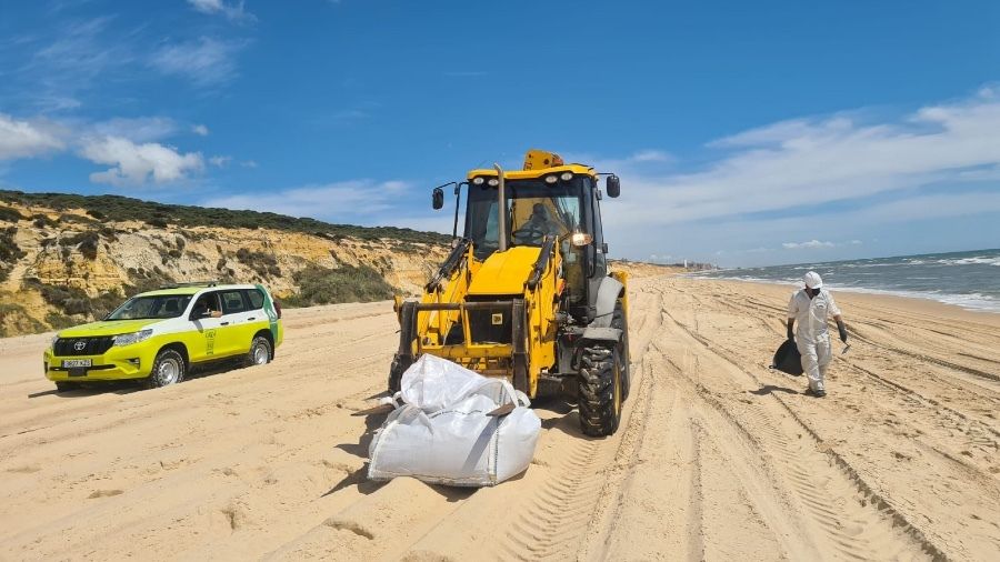 La investigación descarta que el vertido de fuel en playas de Doñana se originara en tierra