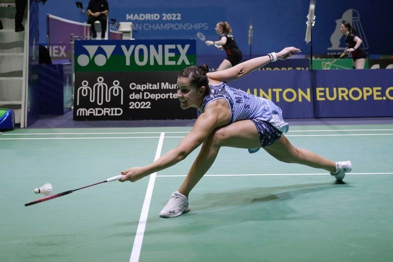 Carolina Marín somete con facilidad a Ulitina y mira a los cuartos del Europeo 
