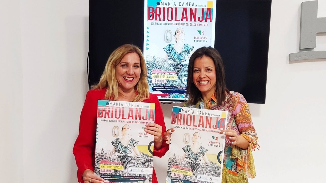 La bailaora María Canea lleva 'Briolanja' al Muelle de las Carabelas