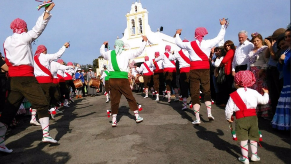 La romería de Piedras Albas inicia el calendario romero de la provincia de Huelva