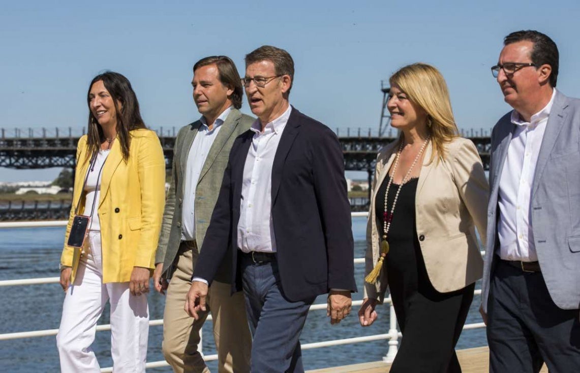 Miranda reclama a Feijoó infraestructuras para Huelva: 'Tú nos tienes que escuchar'